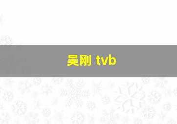 吴刚 tvb